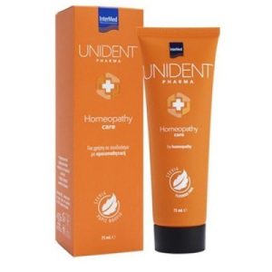 Intermed Unident Pharma Toothpaste Homeopathy Care 75ml – Οδοντόπαστα Ομοιοπαθητικής