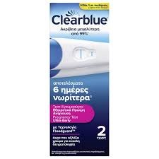 Clearblue Διπλό Τεστ Εγκυμοσύνης Πρώιμης Ανίχνευσης 2 Τεμάχια – Έγκαιρη & Αξιόπιστη Ανίχνευση Εγκυμοσύνης