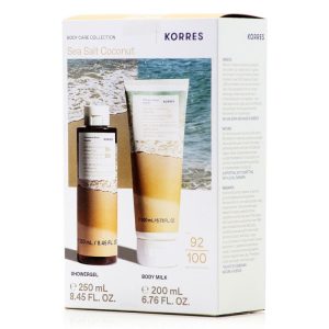 Korres Promo Sea Salt Coconut Shower Gel (250ml) & Body Milk (200ml)