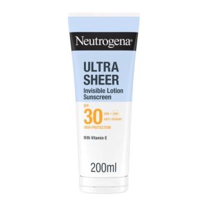 Neutrogena Ultra Sheer Invisible Hydrating Lotion Αντηλιακό Σώματος SPF30 200ml
