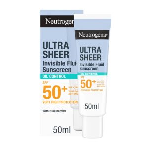 Neutrogena Ultra Sheer Oil Control Αντηλιακό Γαλάκτωμα Προσώπου SPF50+ 50ml