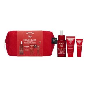 Apivita Beevine Elixir Promo Ορός 30ml + ΔΩΡΟ Αντιρυτιδική Κρέμα Ελαφριάς Υφής 15ml + Κρέμα Lifting για τα Μάτια +& τα Χείλη 5ml + Νεσεσέρ