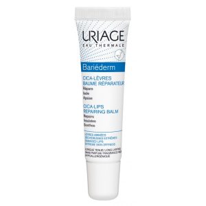 Uriage Bariéderm Cica Lèvres 15ml Επανορθωτικό Balm Χειλιών για Σκασμένα & Ξηρά Χείλη