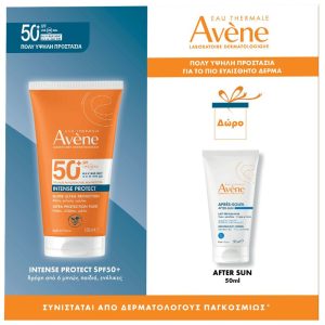 Avene Intense Protect Αντηλιακό για Πρόσωπο & Σώμα SPF50 150ml Promo Pack
