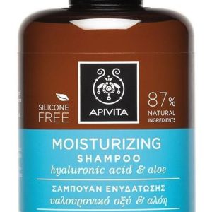 Apivita Mini Shampoo Ενυδάτωσης με Υαλουρονικό Οξύ & Αλόη 75ml