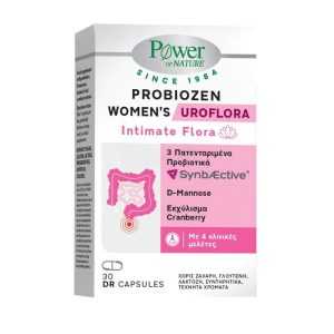 Power of Nature Probiozen Women's Uroflora- Συμπλήρωμα Προβιοτικών με D Μαννόζη για το Γυναικείο Ουροποιητικό 30 Κάψουλες