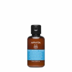 Apivita Hyaluronic Hydra Τravel Size Σαμπουάν Ενυδάτωσης με Honey StB & Υαλουρονικό Οξύ, 75ml