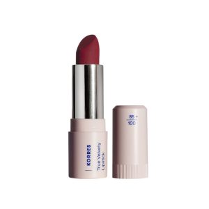 Korres True Velvety Lipstick 55 Vivid Red 3gr - Ματ Κραγιόν Με Κρεμώδη Υφή & Πλούσιο Χρώμα