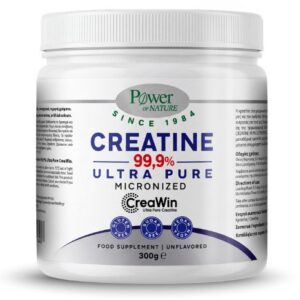 Power Health Power of Nature Creatine Ultra Pure-Συμπλήρωμα Διατροφής με Μονοϋδρική Κρεατίνη 99,9%, 300gr