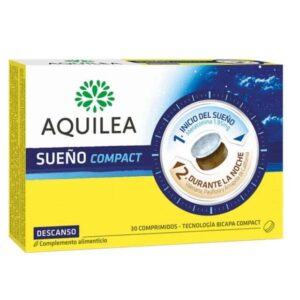 Aquilea Sueno Compact Συμπλήρωμα Διατροφής με Μελατονίνη 1mg για Χαλάρωση & Ύπνο 30tabs