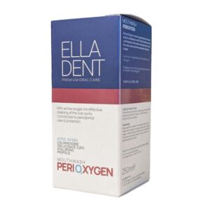 Elladent Perioxygen Mouthwash 250ml Στοματικό Διάλυμα για την Ουλίτιδα, Κατά της Περιοδοντίτιδας