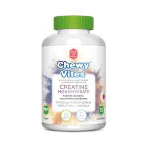 Vican Chewy Vites Creatine Monohydrate Συμπλήρωμα Διατροφής Μονοϋδρικής Κρεατίνης 90 Ζελεδάκια